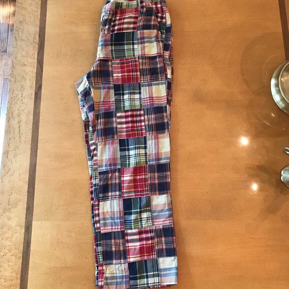 Madras Cropped Pants